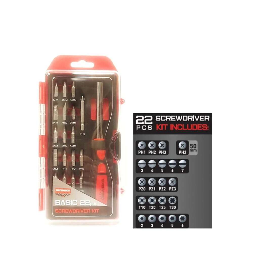 Misc. Accessories Birchwood Casey BIR BSDS           BASIC SCREWDRIVER SET      22PC